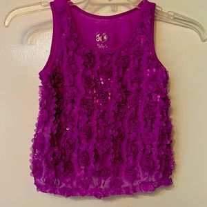 Beautiful fancy girls tank top